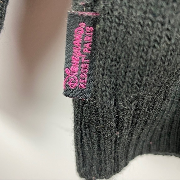 Disneyland Resort Paris Casual Wool Blend Mickey Full Zip Hoodie Medium Black - Picture 9 of 9